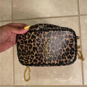 Lou Lou leapord leather crossbody